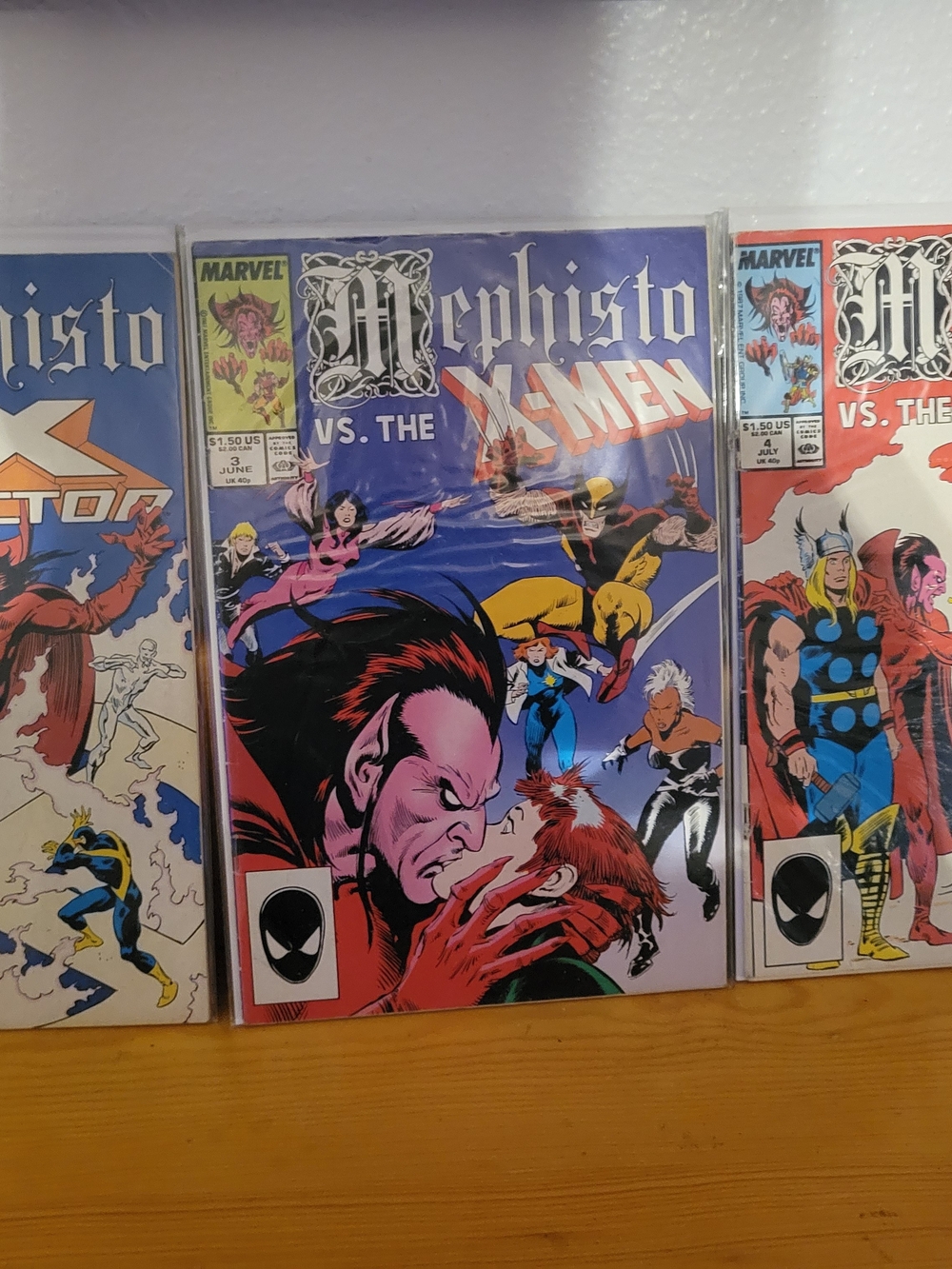 Trii Of Vintage Mephisto vs.  Comics